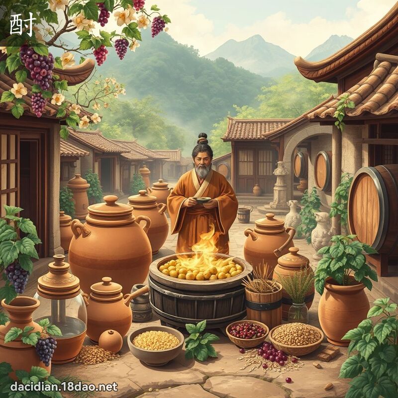 酎 - 國語大辭典配圖