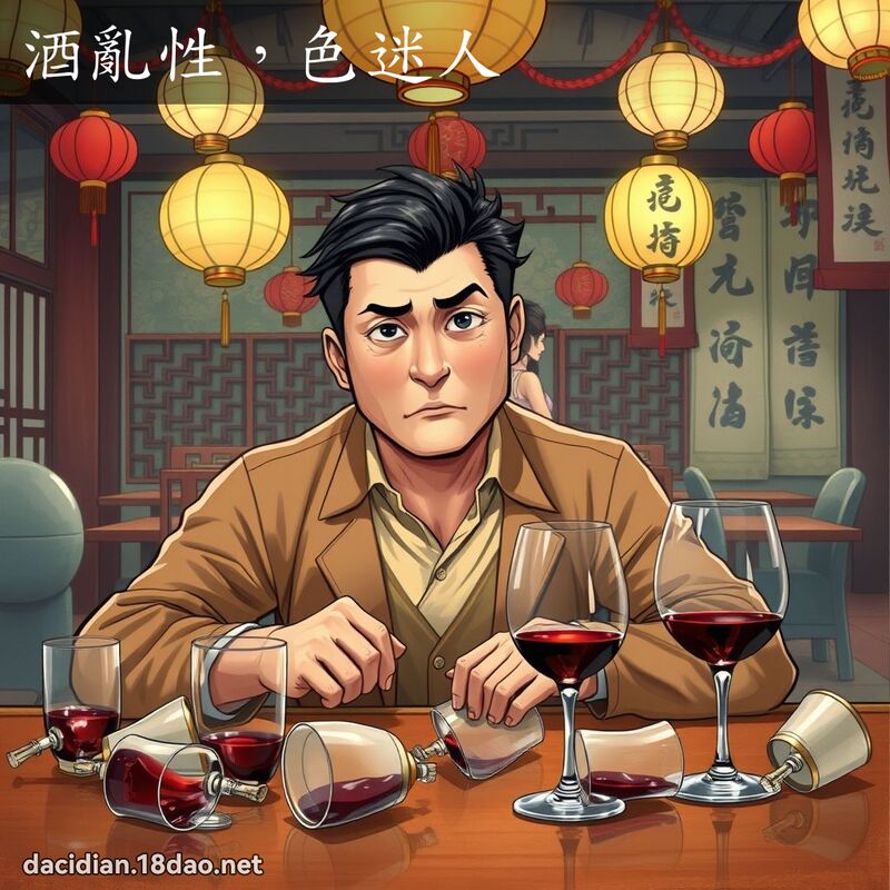 酒亂性，色迷人 - 國語大辭典配圖