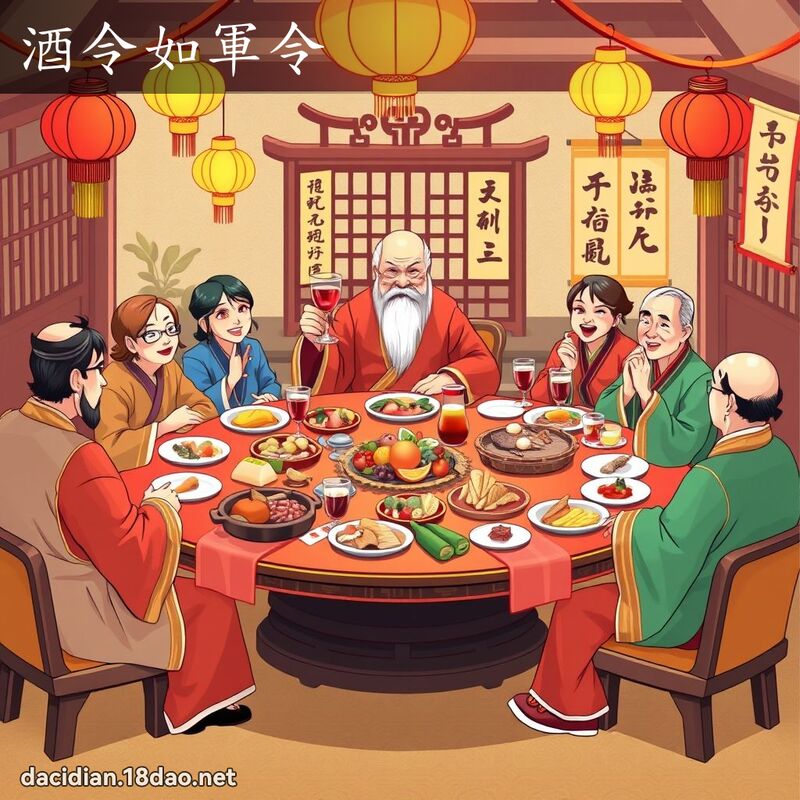 酒令如軍令 - 國語大辭典配圖