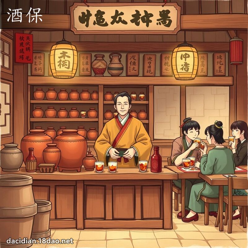 酒保 - 国语大辞典配图