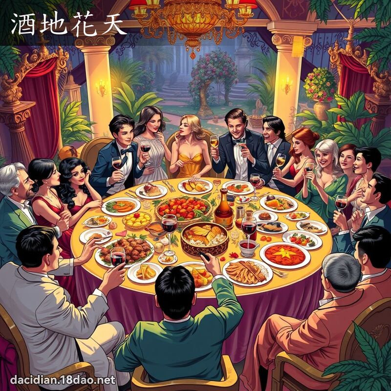 酒地花天 - 国语大辞典配图