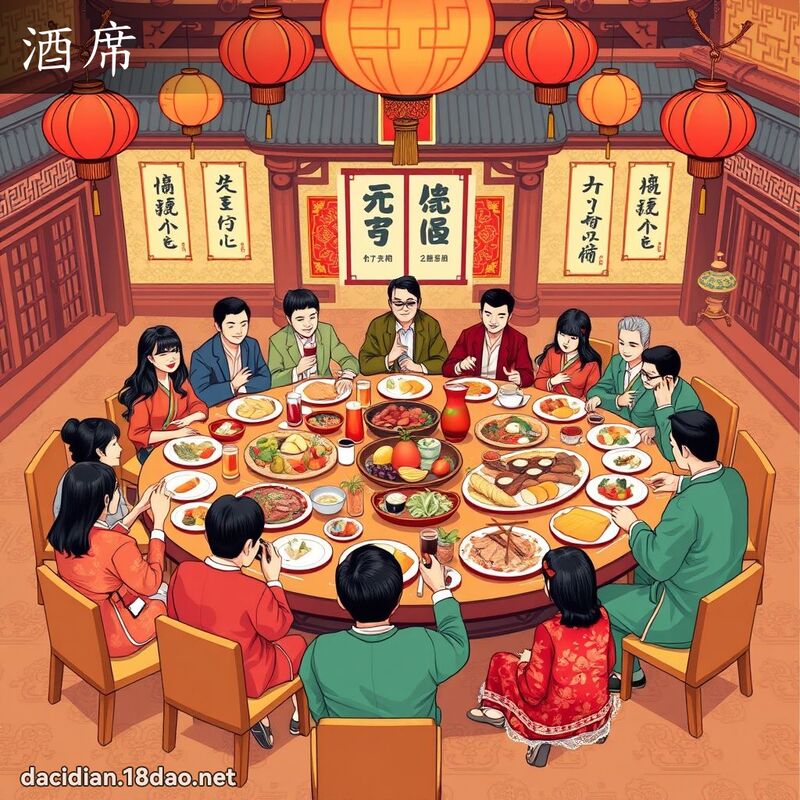 酒席 - 国语大辞典配图