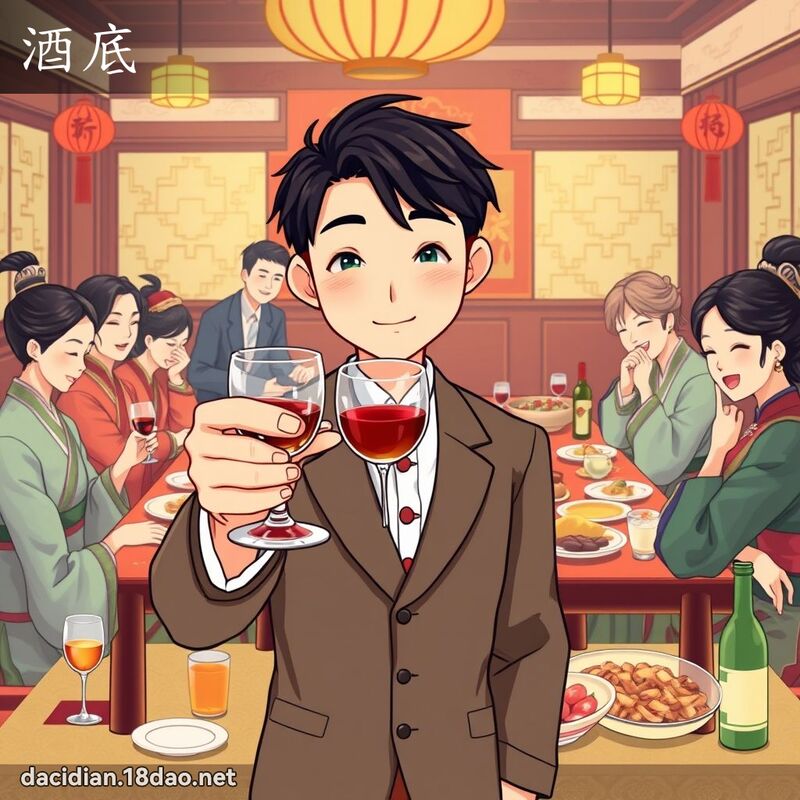 酒底 - 國語大辭典配圖