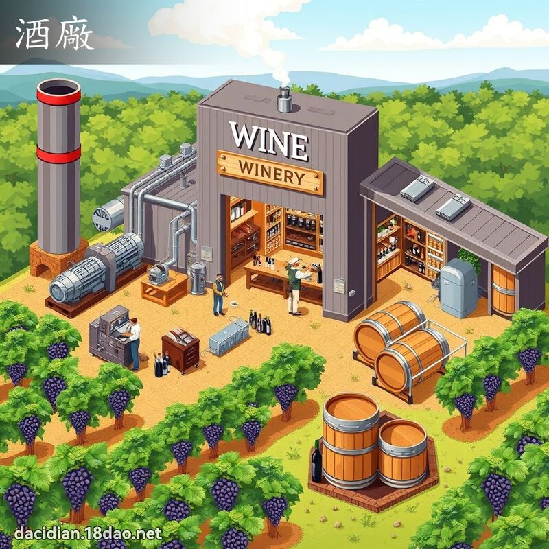 酒廠 - 國語大辭典配圖