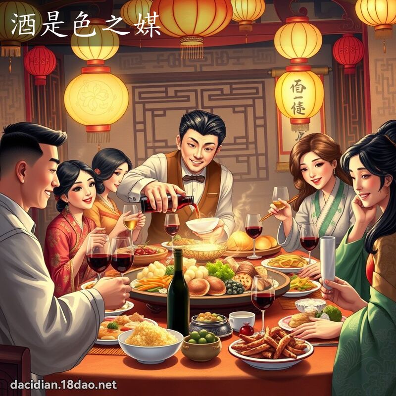 酒是色之媒 - 國語大辭典配圖