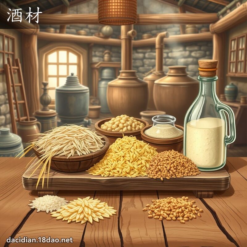 酒材 - 国语大辞典配图