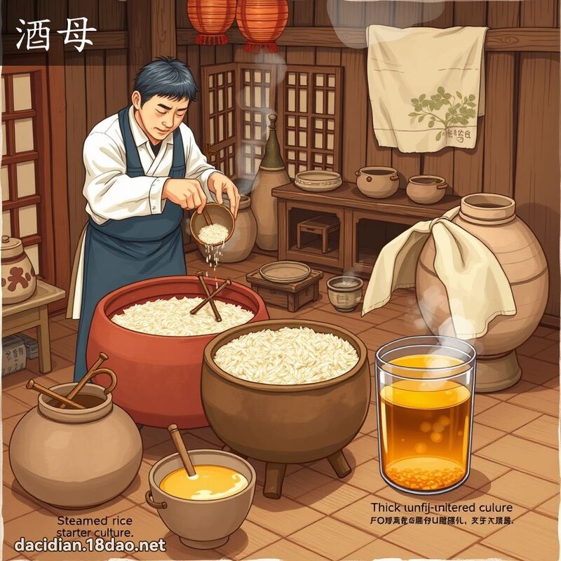 酒母 - 国语大辞典配图