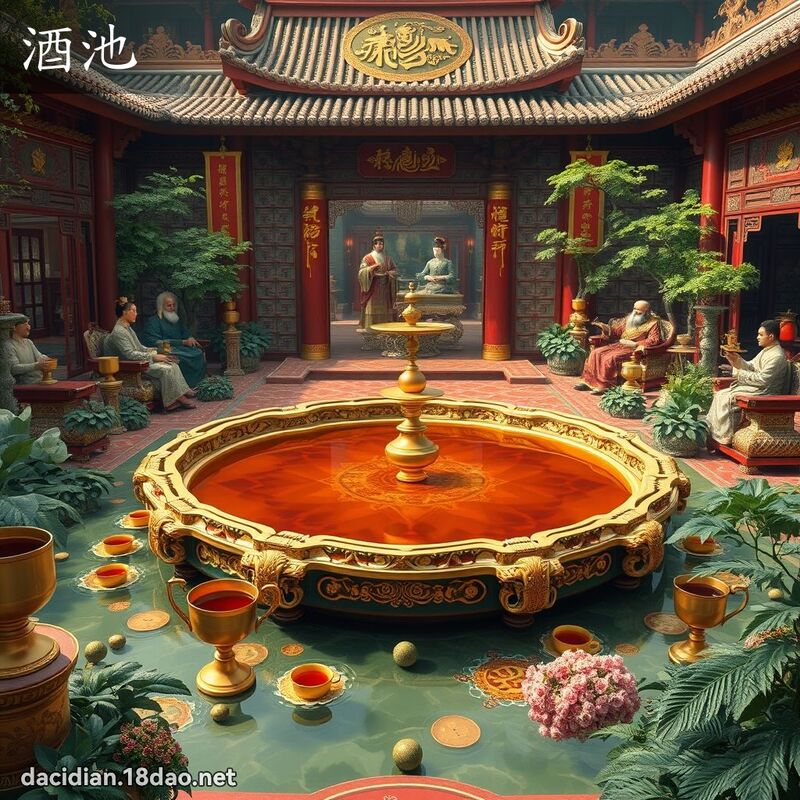 酒池 - 国语大辞典配图