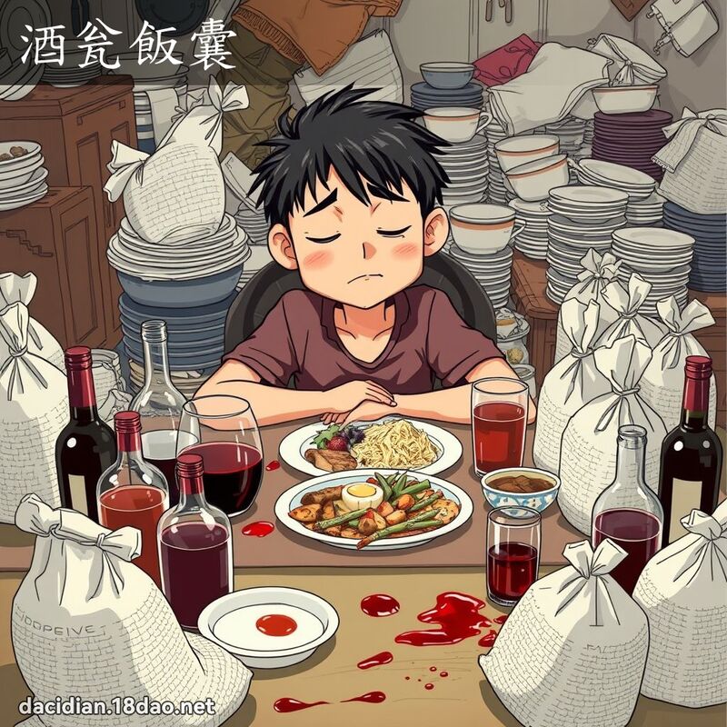 酒瓮飯囊 - 國語大辭典配圖