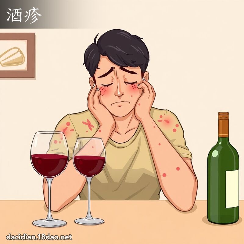 酒疹 - 國語大辭典配圖