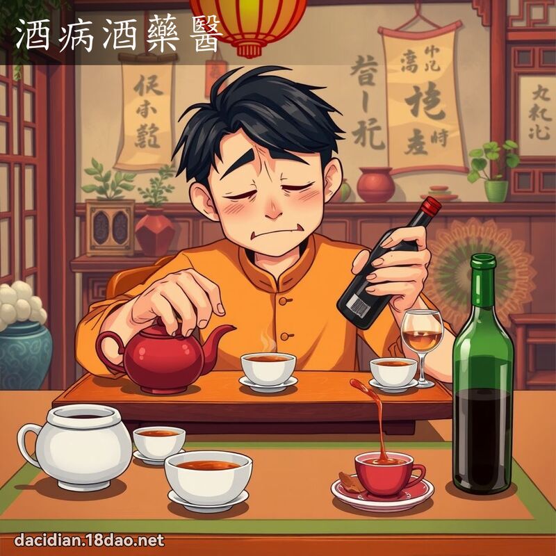 酒病酒藥醫 - 國語大辭典配圖