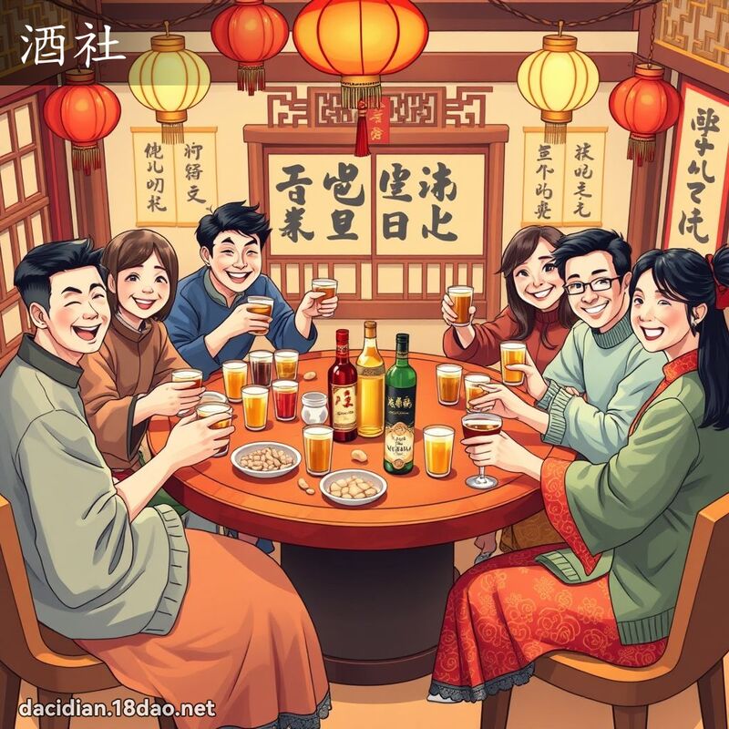 酒社 - 國語大辭典配圖