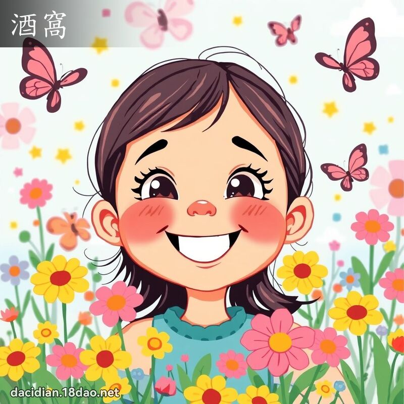 酒窩 - 國語大辭典配圖