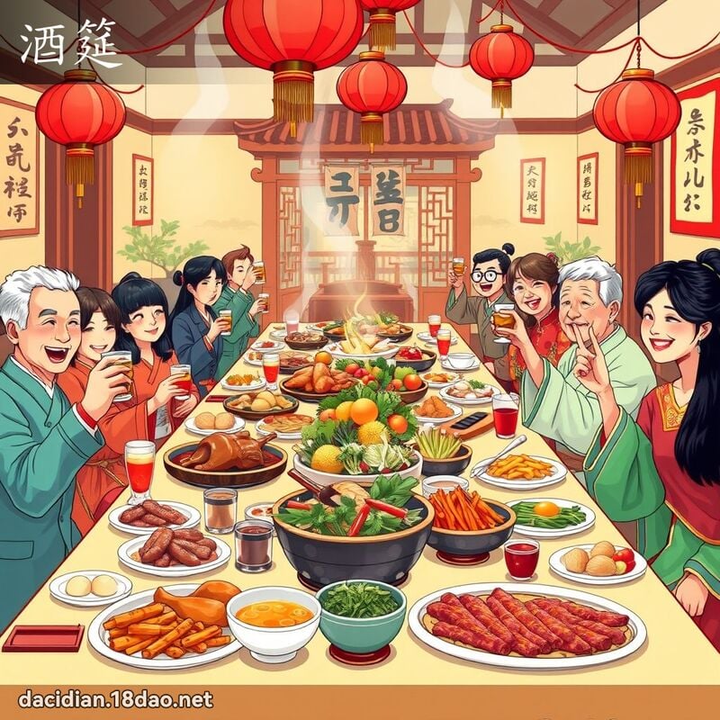 酒筵 - 国语大辞典配图