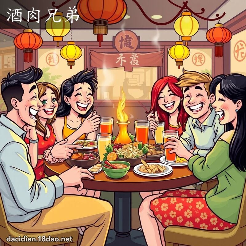 酒肉兄弟 - 國語大辭典配圖