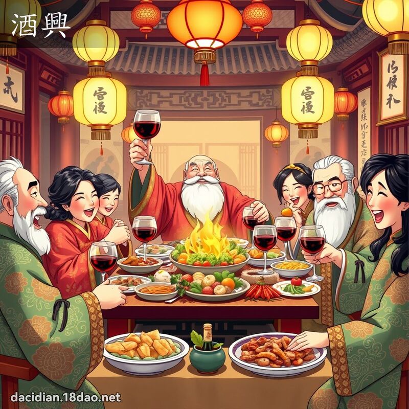 酒興 - 國語大辭典配圖