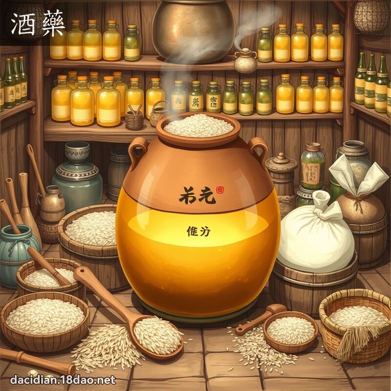 酒药 - 国语大辞典配图