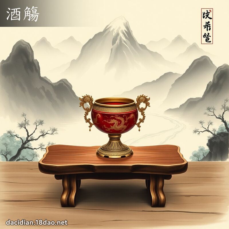酒觴 - 國語大辭典配圖