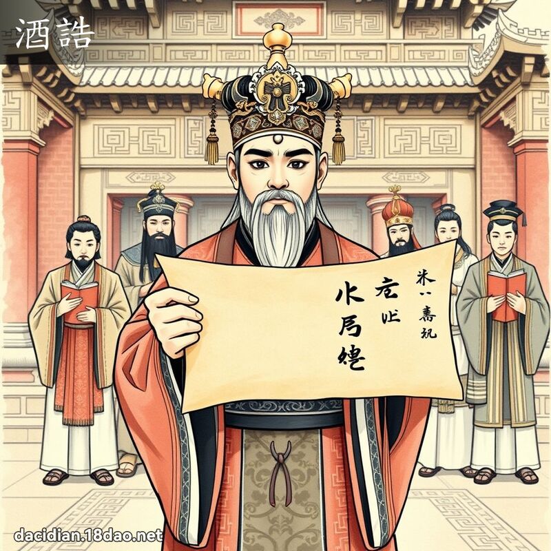 酒誥 - 國語大辭典配圖