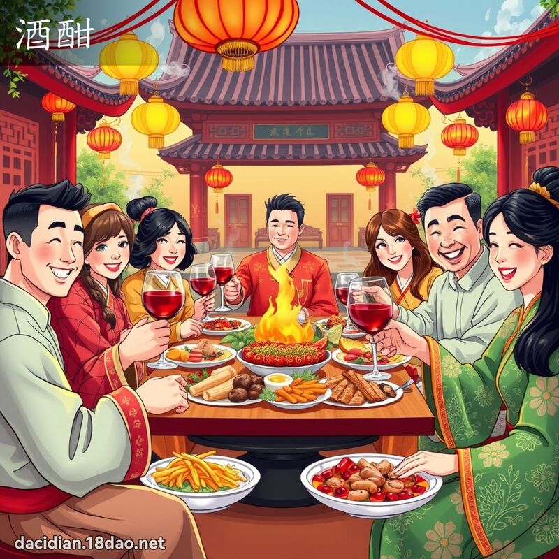 酒酣 - 國語大辭典配圖
