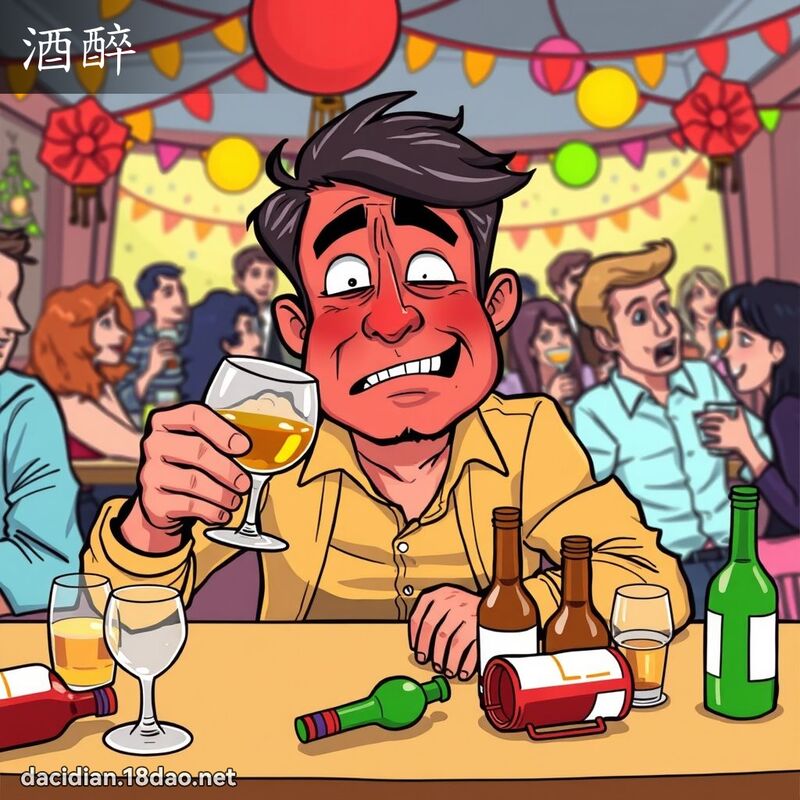 酒醉 - 國語大辭典配圖