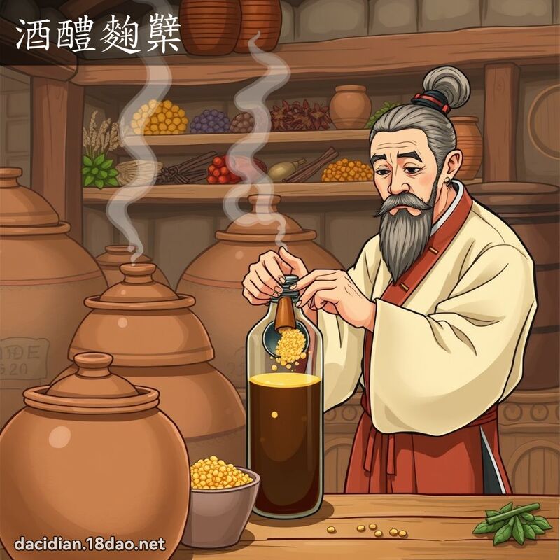 酒醴麴櫱 - 國語大辭典配圖