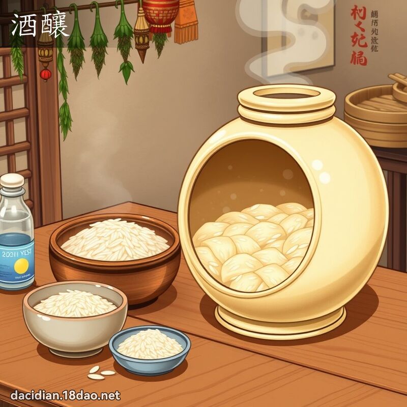 酒酿 - 国语大辞典配图