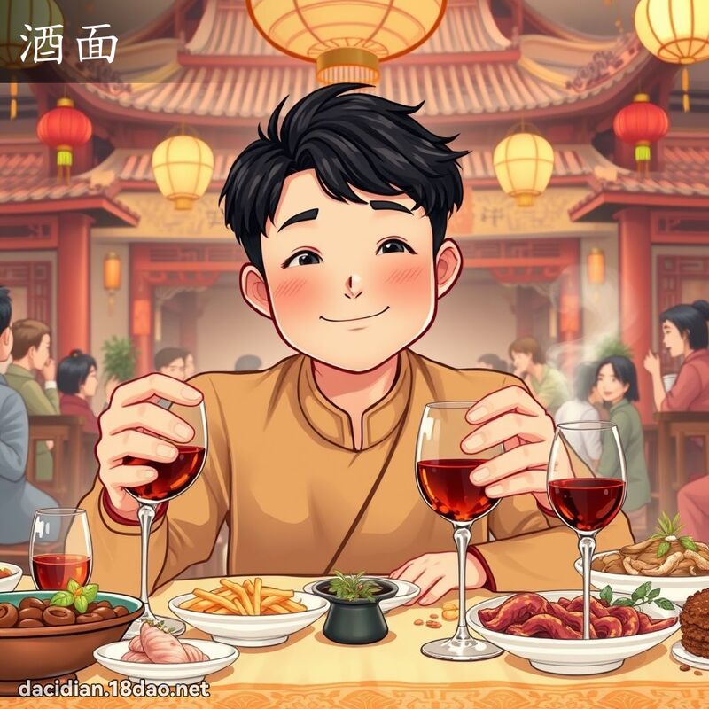 酒面 - 国语大辞典配图