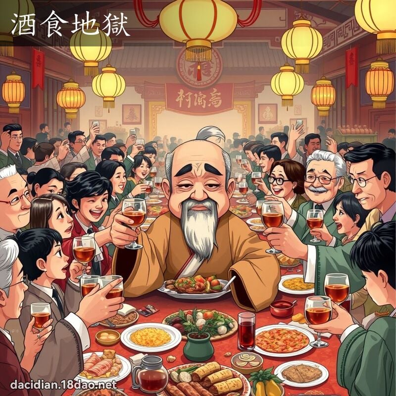 酒食地狱 - 国语大辞典配图