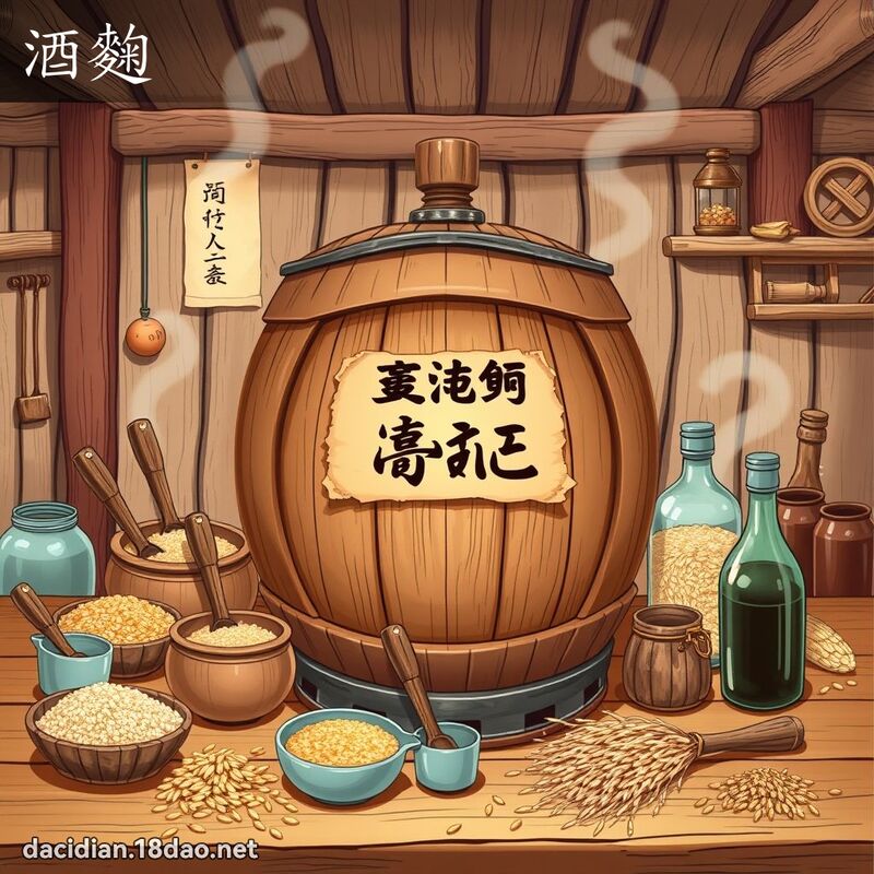 酒麴 - 國語大辭典配圖