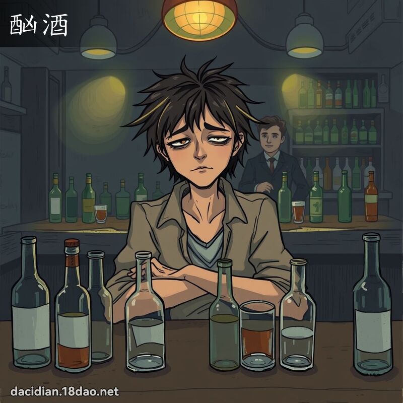 酗酒 - 國語大辭典配圖
