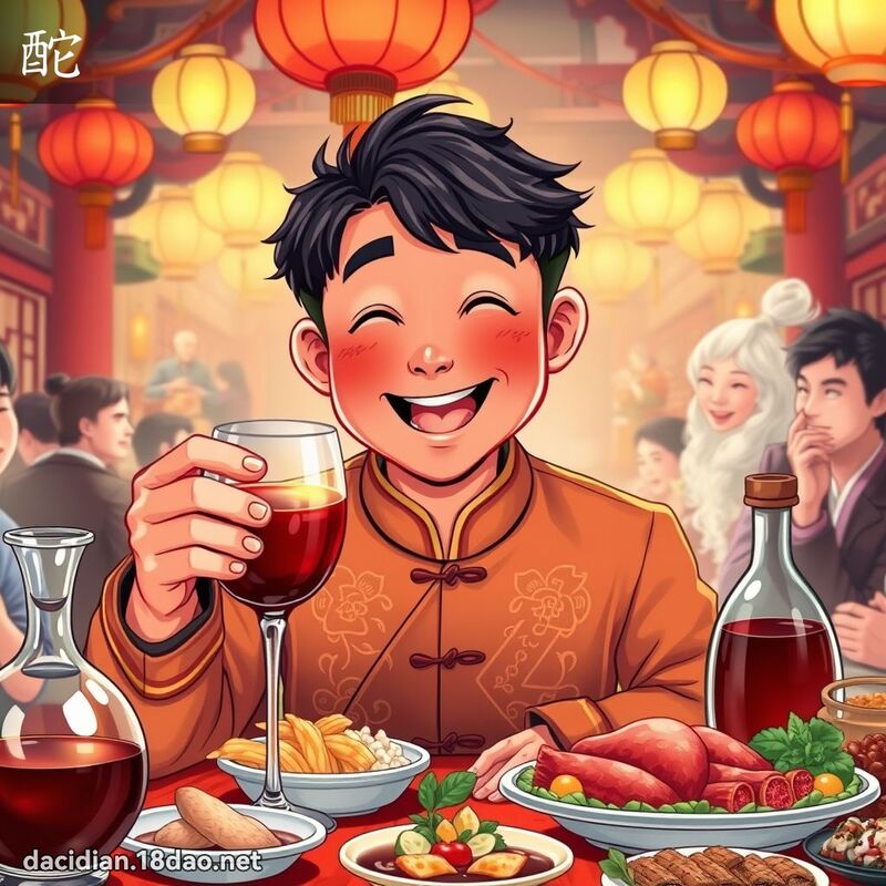 酡 - 國語大辭典配圖