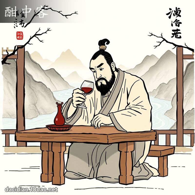 酣中客 - 国语大辞典配图