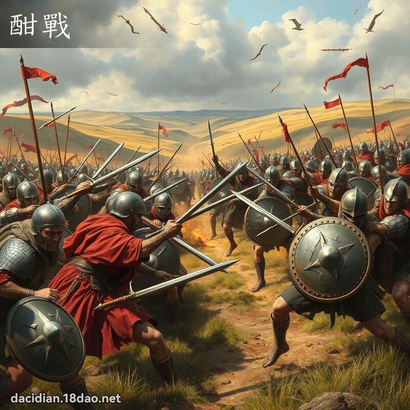 酣战 - 国语大辞典配图