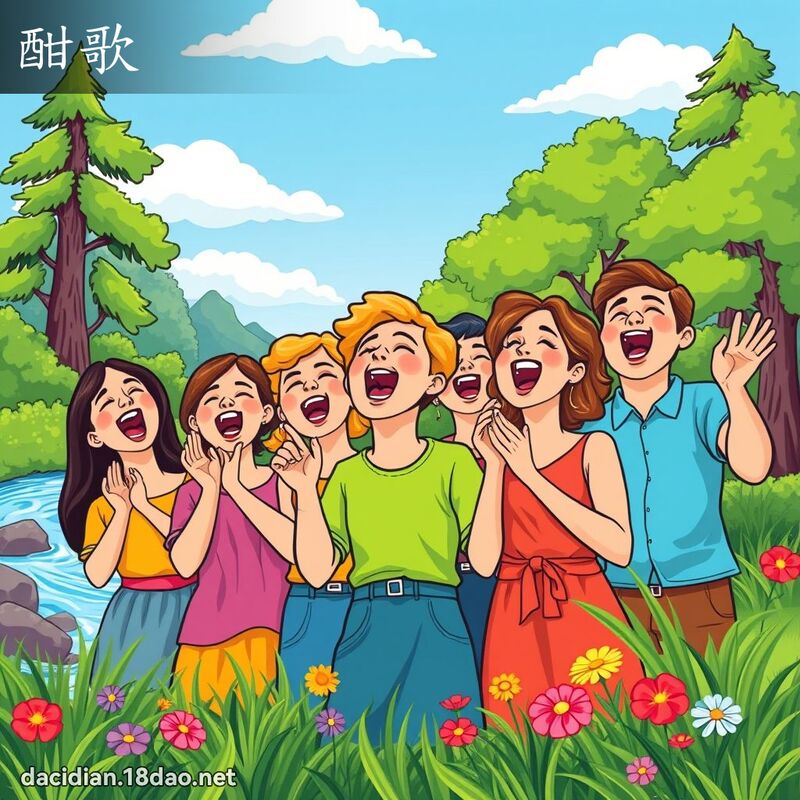 酣歌 - 國語大辭典配圖