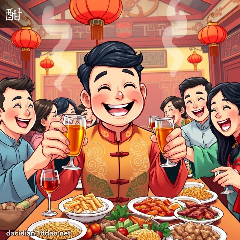 酣 - 國語大辭典配圖