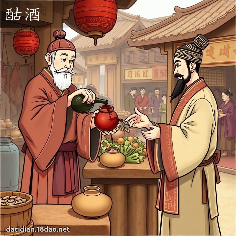 酤酒 - 国语大辞典配图