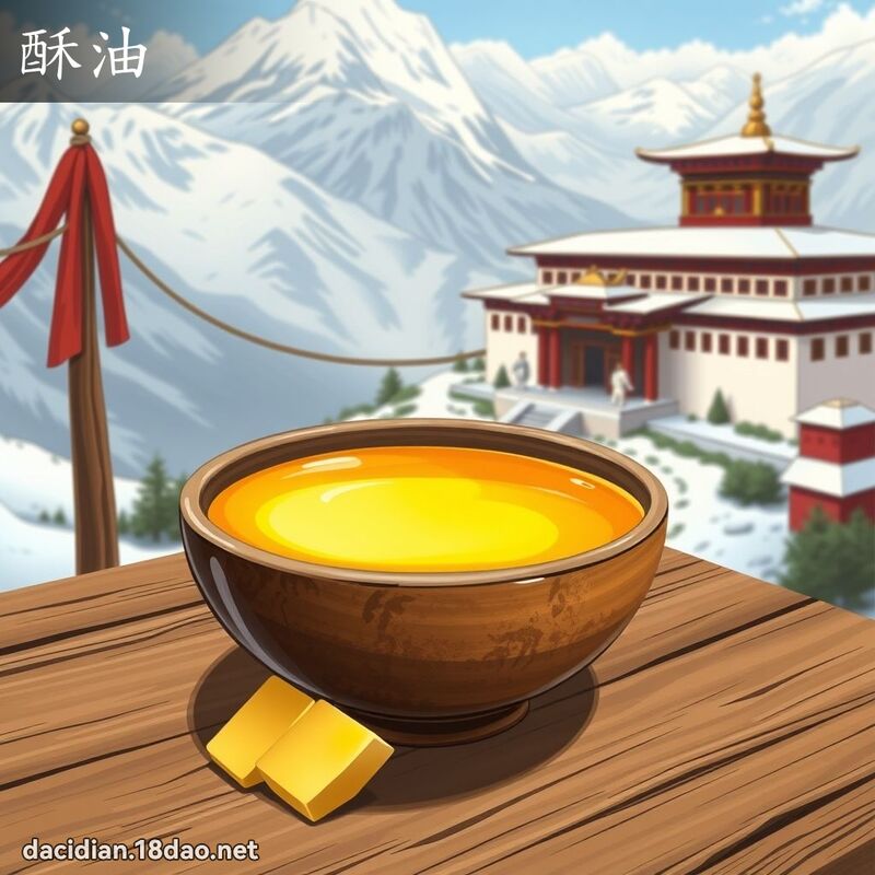 酥油 - 国语大辞典配图