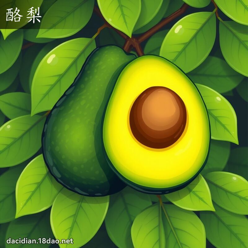 酪梨 - 國語大辭典配圖