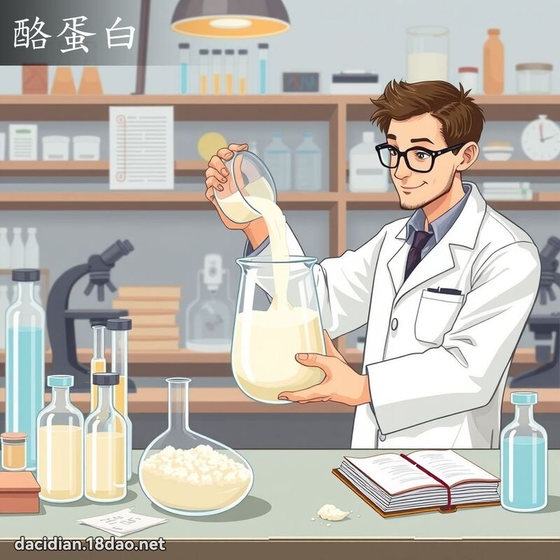 酪蛋白 - 國語大辭典配圖