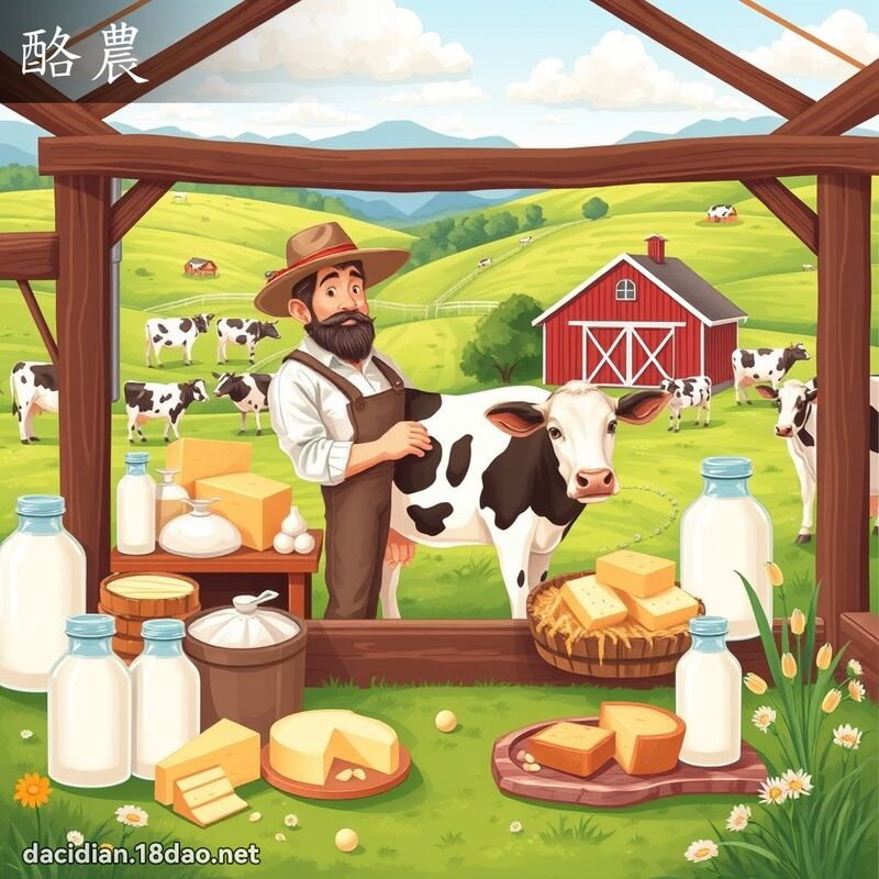 酪農 - 國語大辭典配圖