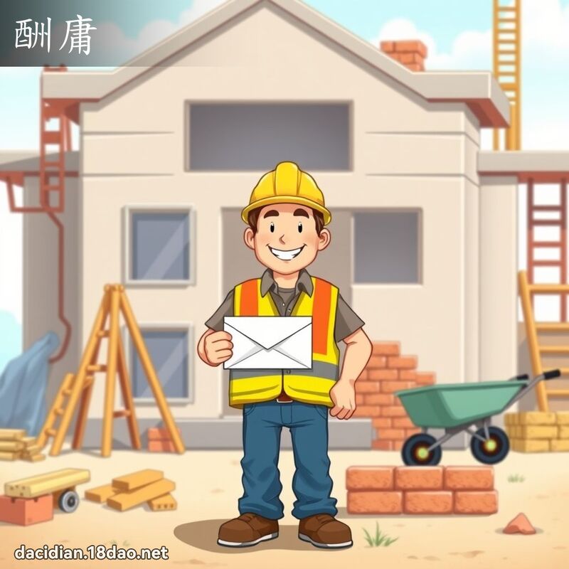酬庸 - 國語大辭典配圖