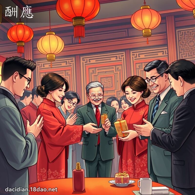 酬应 - 国语大辞典配图
