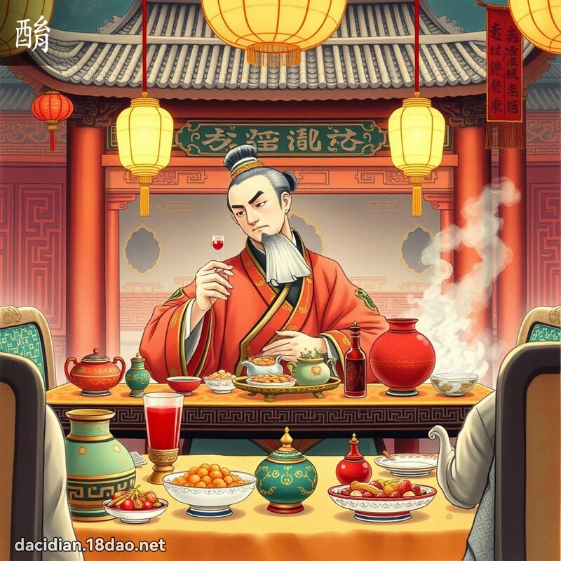 酳 - 國語大辭典配圖