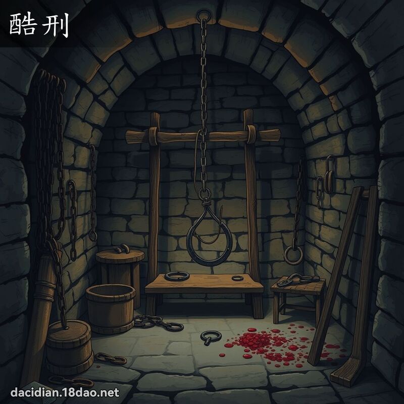 酷刑 - 國語大辭典配圖