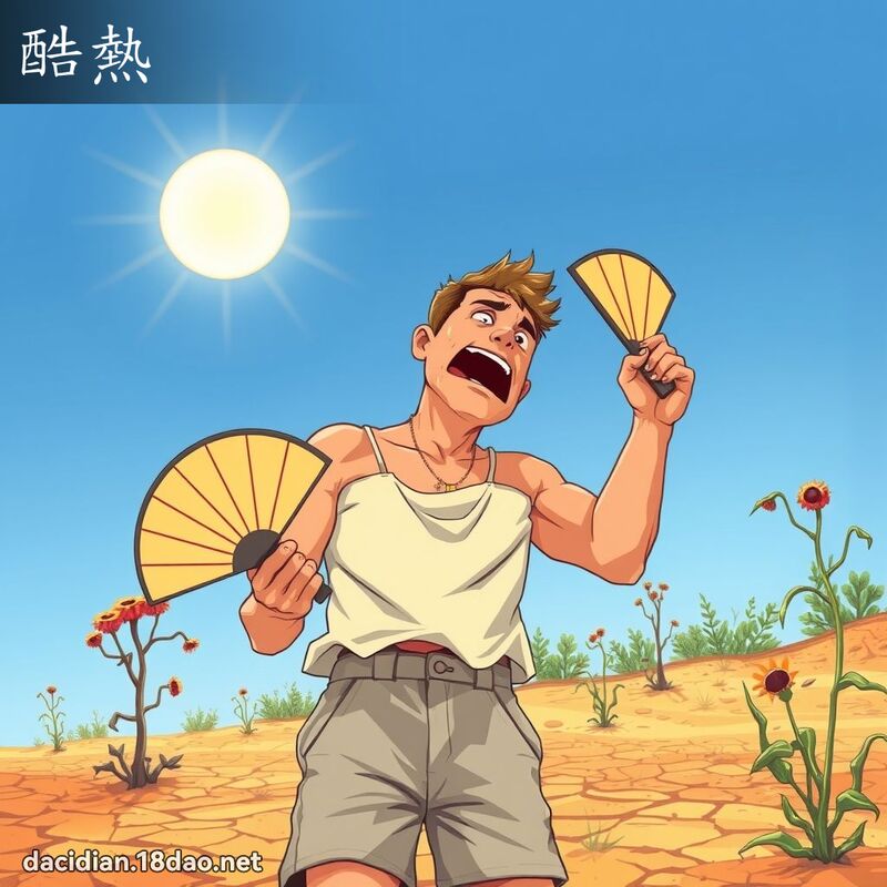 酷熱 - 國語大辭典配圖