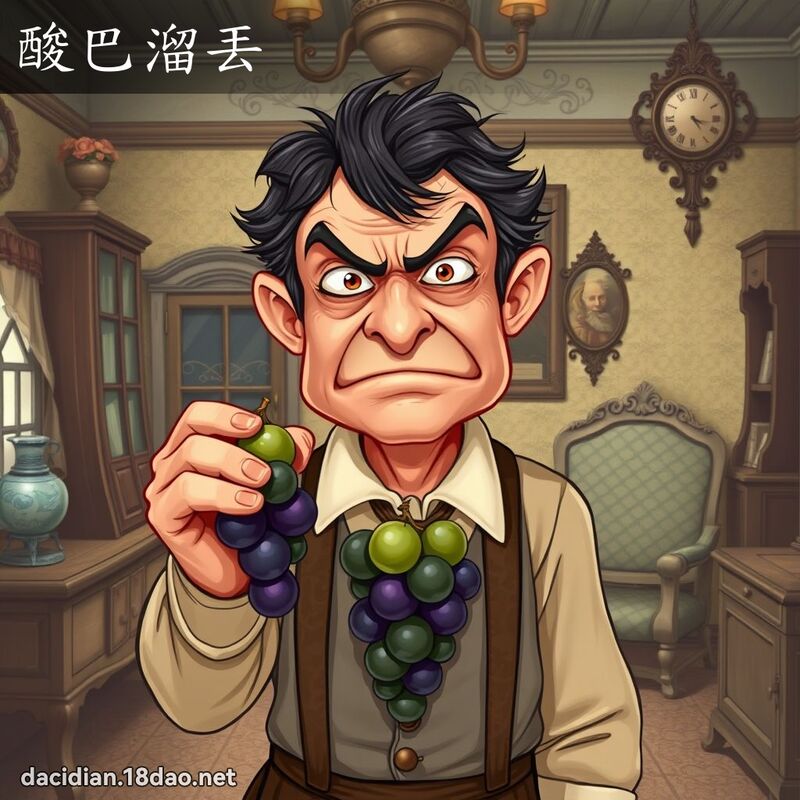 酸巴溜丟 - 國語大辭典配圖
