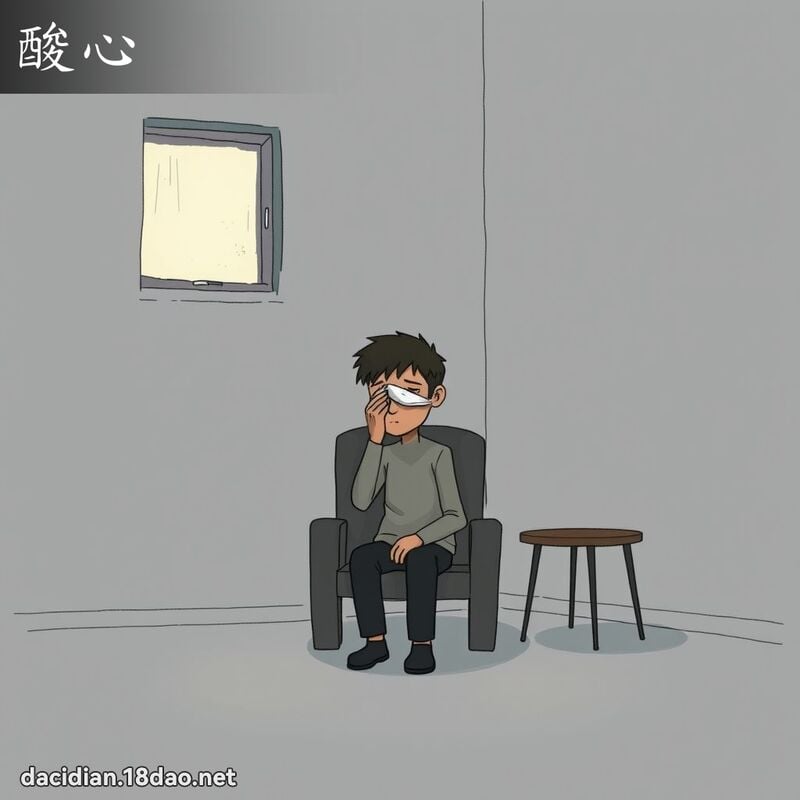 酸心 - 国语大辞典配图