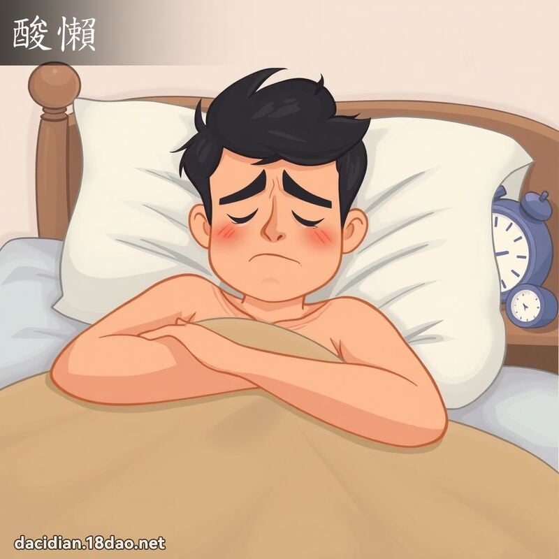 酸懒 - 国语大辞典配图