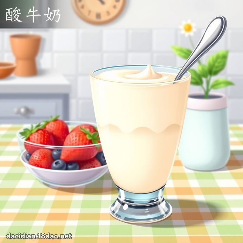 酸牛奶 - 國語大辭典配圖